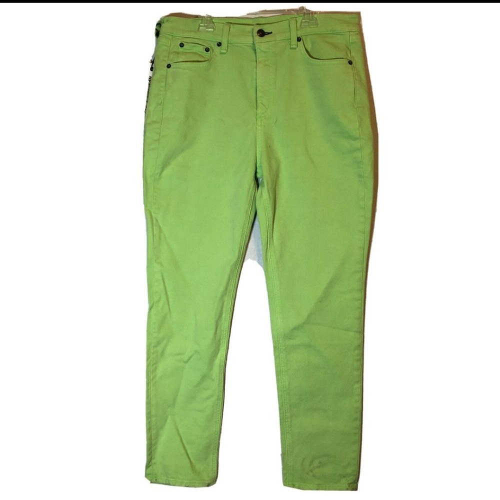 Rag & Bone Skinny Cropped Jean Green 30 NWT
